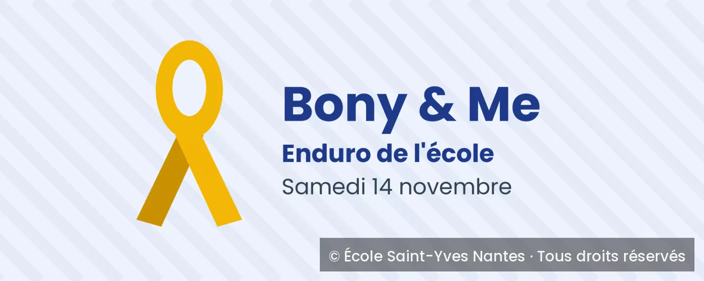 Nous courrons pour Bony & Me